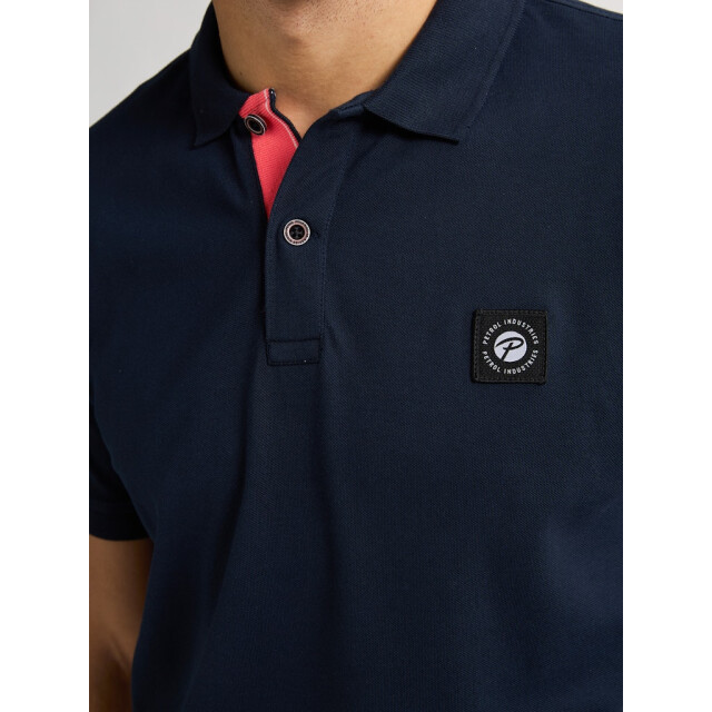Petrol Industries men polo short sleeve m-1050-pol945 5178 blue 05311.261.0070 large