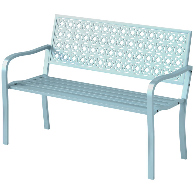 4goodz Tuinbank metaal 2-zits rugleuning en leuning tot 250 kg - 3173200 large
