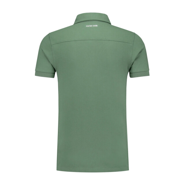 Morse code Alpha 1 pique polo met korte mouwen 099690-001-M large