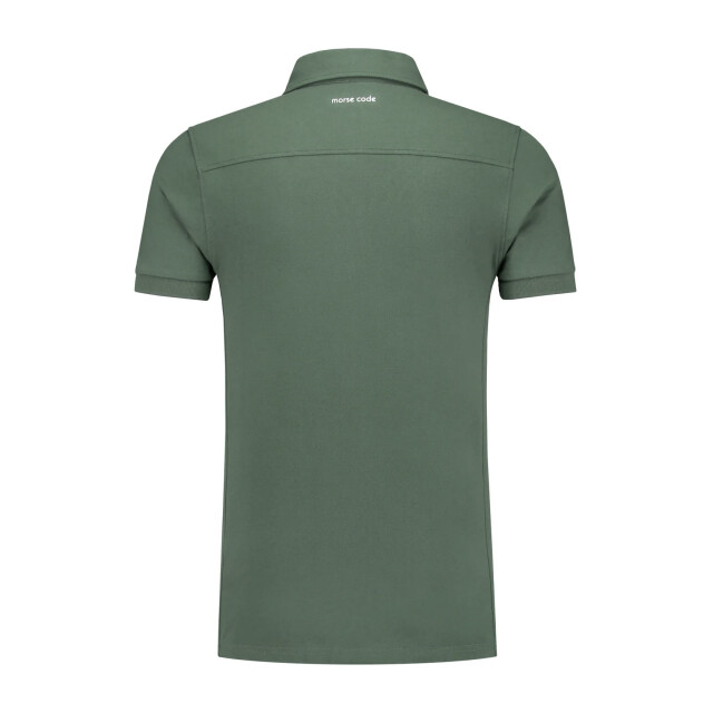 Morse code Alpha 1 pique polo met korte mouwen 099692-001-M large