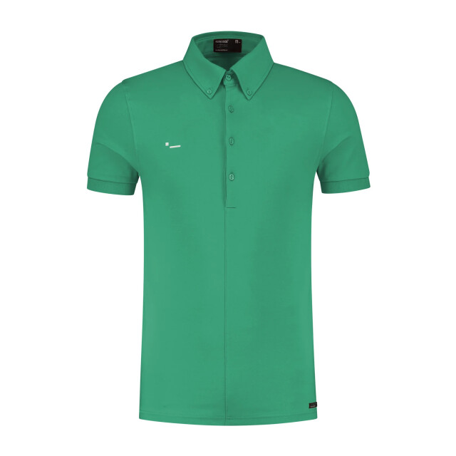 Morse code Alpha 1 jersey polo met korte mouwen 099702-001-M large