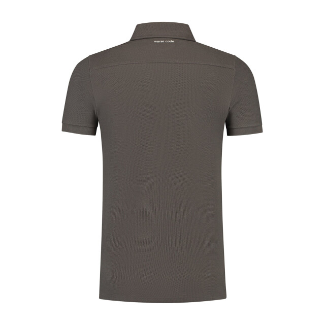 Morse code Alpha 1 pique polo met korte mouwen 099693-001-L large