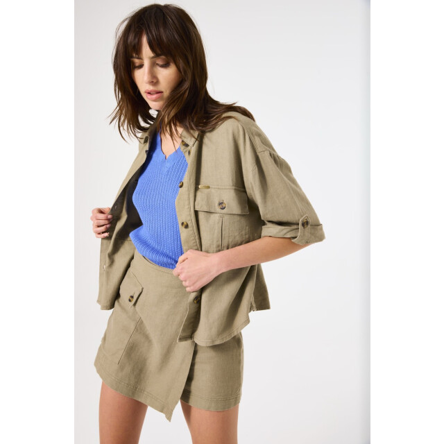 Gaastra dames blouses 4319.25.0001 kaki 4319.25.0001 large