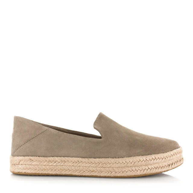 Toms Carolina slip ons van suède espadrilles dames 10020711 large