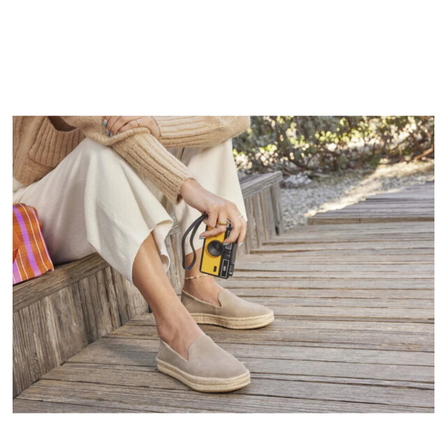 Toms Carolina slip ons van suède espadrilles dames 10020711 large