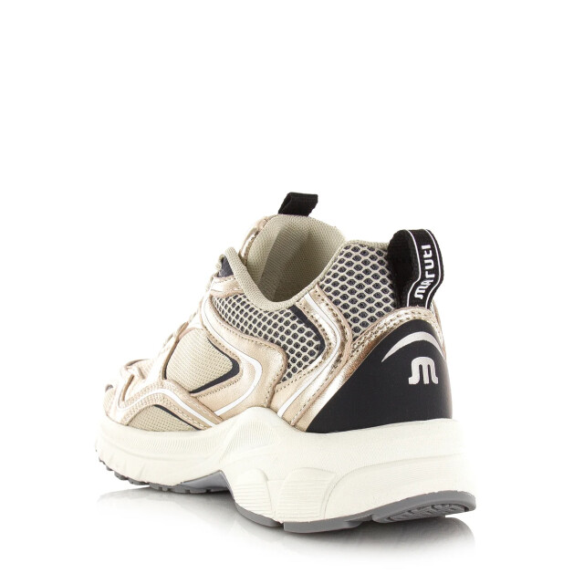 Maruti novi sneakers metallic gold lage sneakers dames 66.1810.01- P00 large