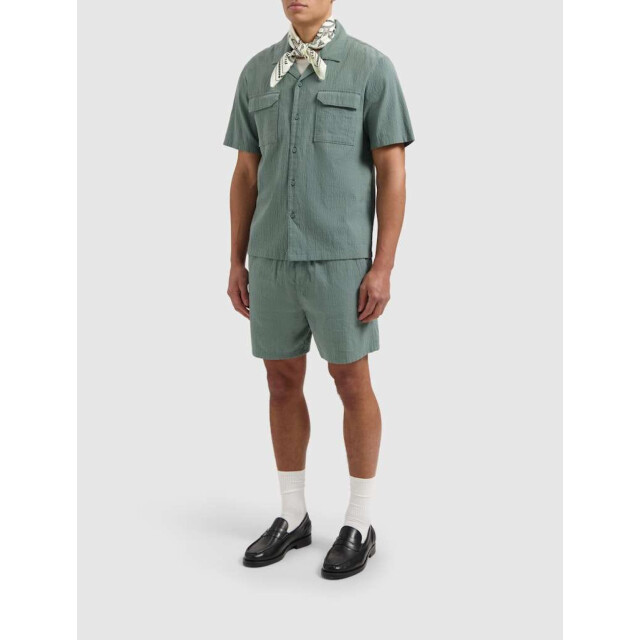Pure Path Regular fit pull on shorts faded green 25010521-76 large