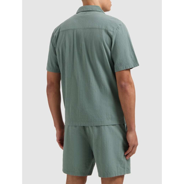 Pure Path Regular fit shortsleeve shirts faded green 25010221-76 large