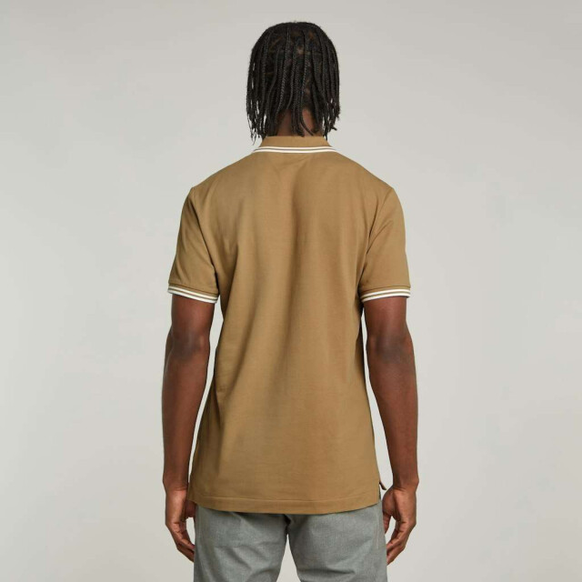 G-Star Dunda slim stripe polo s\s D17127-5864-B444 large
