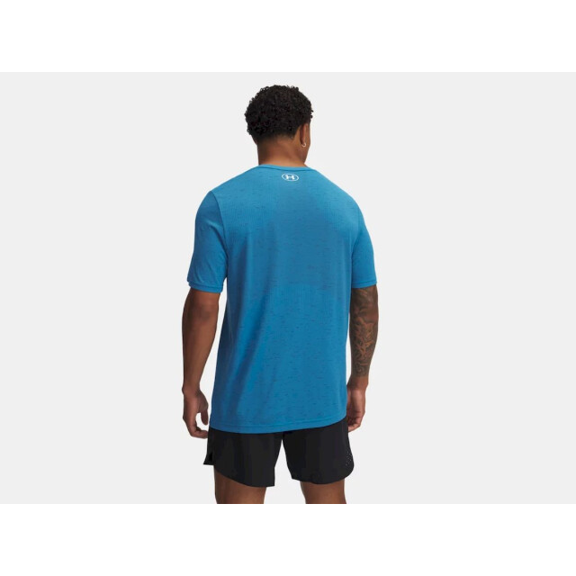 Under Armour vanish seamless ss-blu training t-shirt korte mouw heren - 069243_200-XXL large