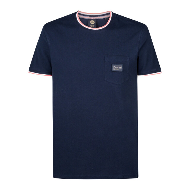 Petrol Industries Heren shirt- m-1050-tsr645 5178 navy blue Petrol M 1050 TSR645 5178NavyBlue large