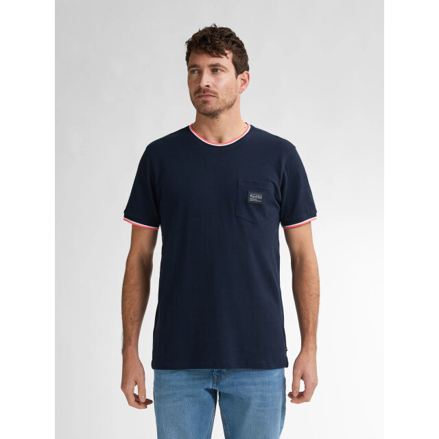 Petrol Industries Heren shirt- m-1050-tsr645 5178 navy blue Petrol M 1050 TSR645 5178NavyBlue large