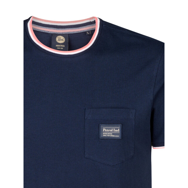 Petrol Industries Heren shirt- m-1050-tsr645 5178 navy blue Petrol M 1050 TSR645 5178NavyBlue large