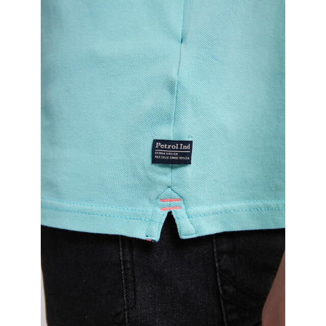 Petrol Industries Heren polo m-ros-pol003 5180 aqua Petrol M ROS POL003 5180Aqua large