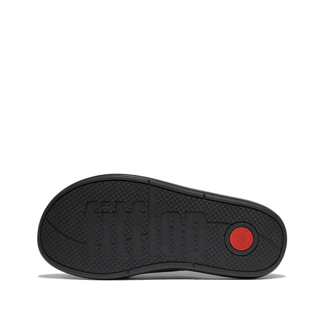 FitFlop Iqushion d-luxe padded leather cross slides JB5 large