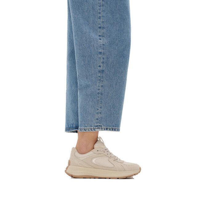 FitFlop F-mode flow suede/mesh/leather flatform sneakers IV7 large