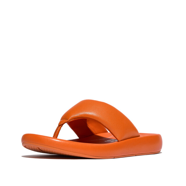 FitFlop Iqushion d-luxe padded leather toe-post sandals JB6 large