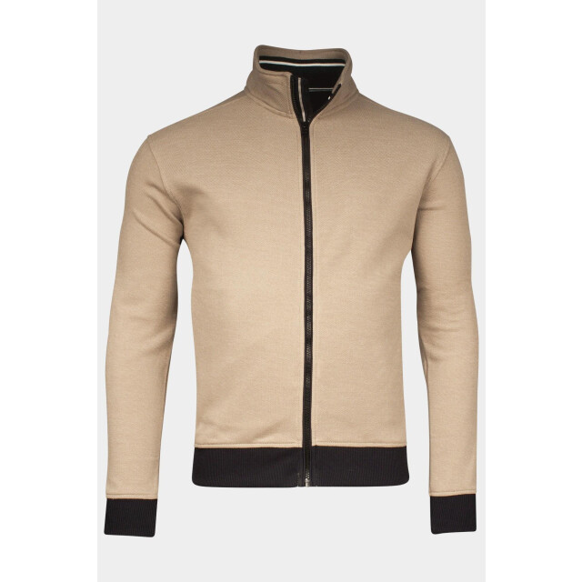 Baileys Vest sweat cardigan zip 2-tone ox 512258/84 188028 large