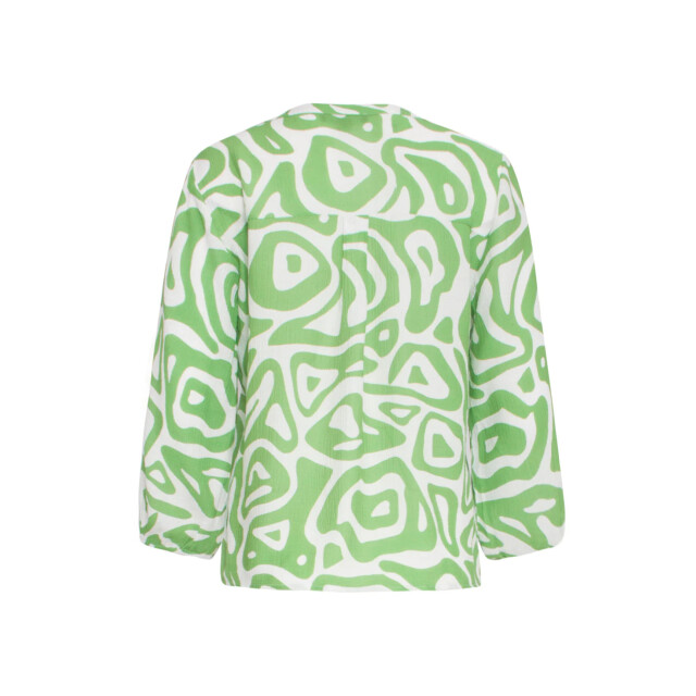 Smashed Lemon 25006 crinkle top met lichtte abstracte print | light 25006-500-000 large