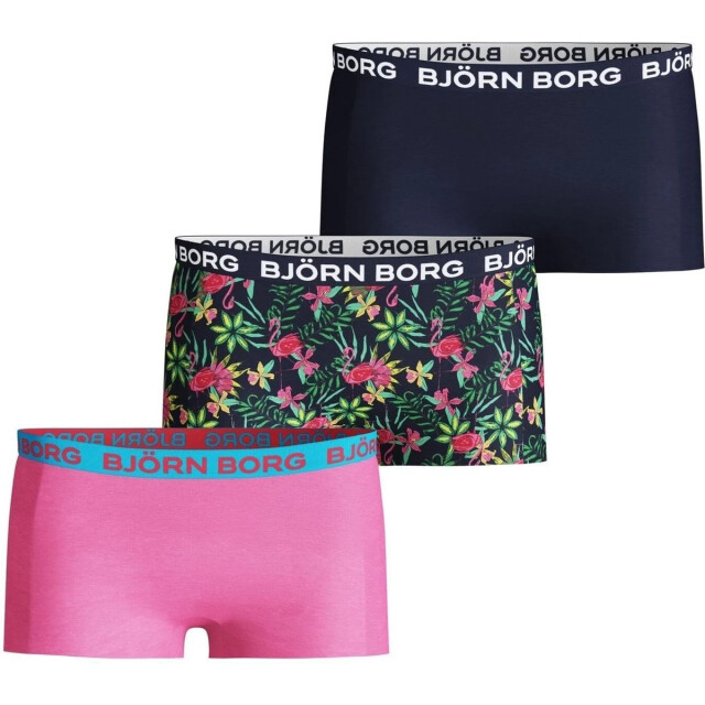 Björn Borg Meisjes minishorts 3p exotic 1921-1516-70011 large