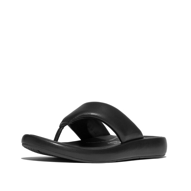 FitFlop Iqushion d-luxe padded leather toe-post sandals JB6 large