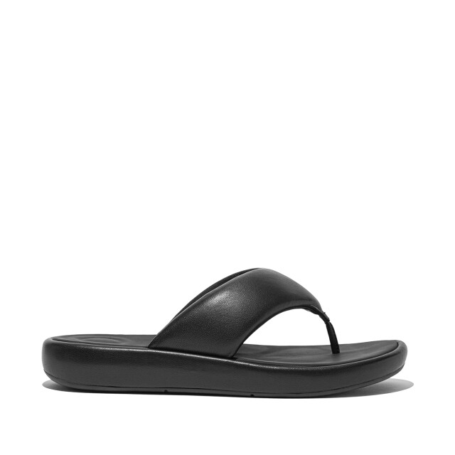 FitFlop Iqushion d-luxe padded leather toe-post sandals JB6 large