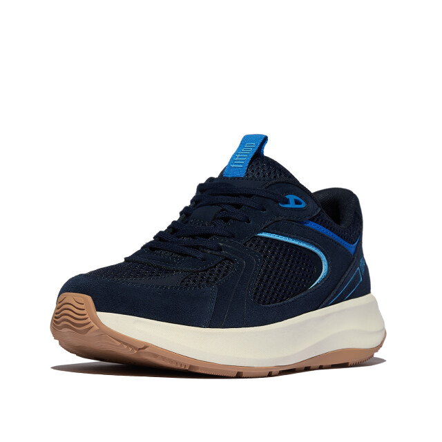 FitFlop F-mode flow suede/mesh/leather flatform sneakers IV7 large