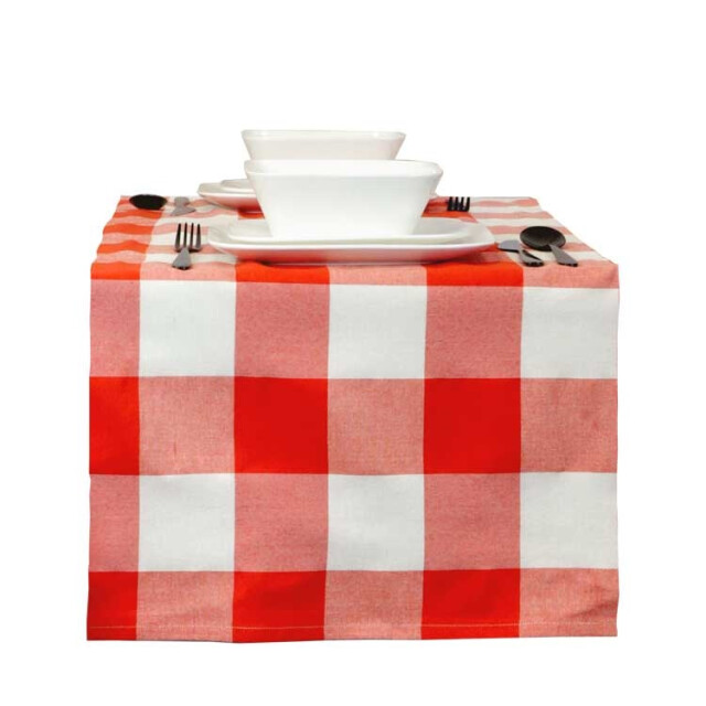 Unique Living tafelloper kristi red -45x150cm 2996613 large