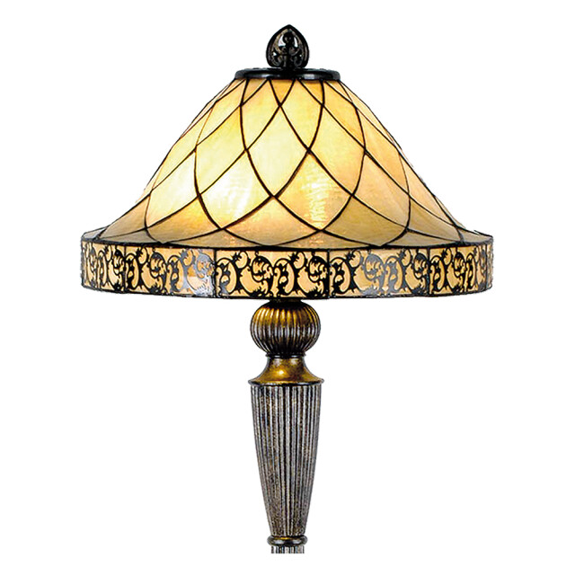 LumiLamp Tiffany vloerlamp Ø 46x168 cm glas driehoek staande lamp 1088522 large