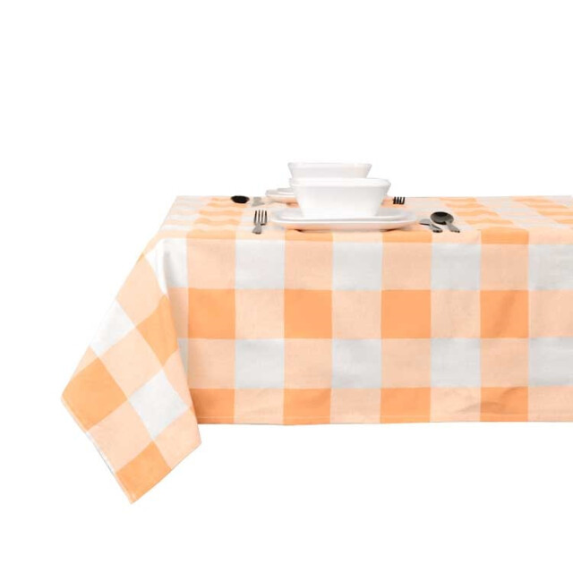 Unique Living tafelkleed kristi apricot -150x200cm 2996598 large