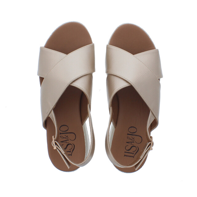 Lisa&jo Wikje plateau effen | dames | maat: | imitatieleer 110001 large