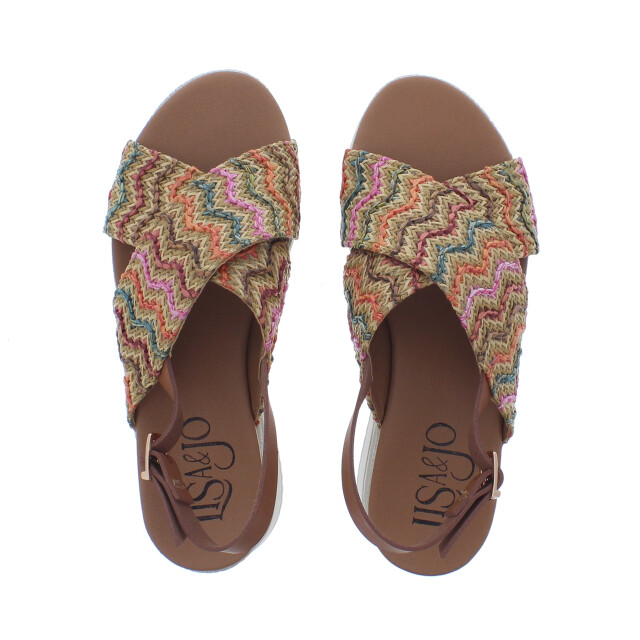 Lisa&jo Wikje-1 plateau multi | dames | maat: | imitatieleer 110000 large