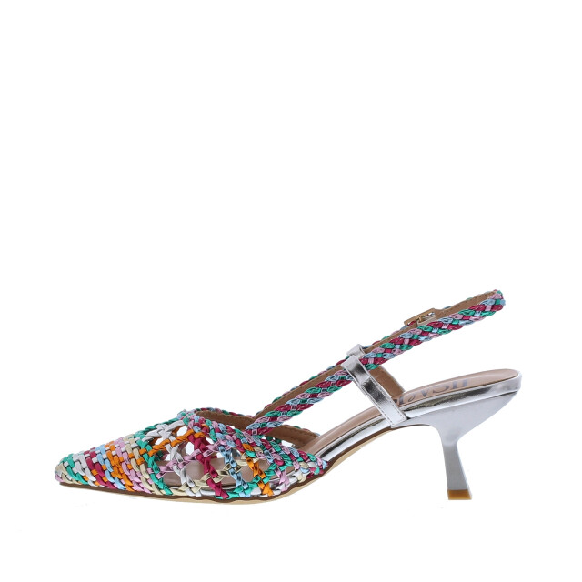 Lisa&jo Waqi vlecht slingback | dames | maat: | imitatieleer 110042 large