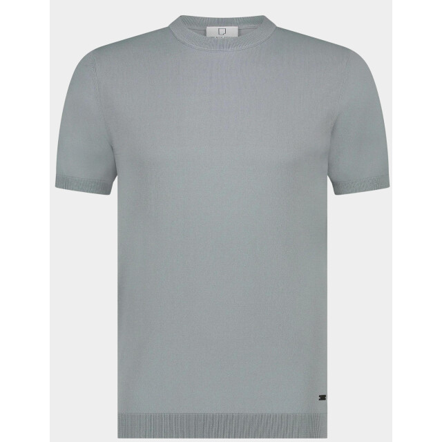 Born with Appetite T-shirt korte mouw wake knitted t-shirt 25108wa35/939 dusty grey 186889 large