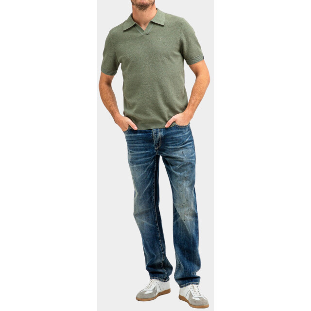 Butcher of Blue Polo korte mouw boucle knit polo m2516018/792 184871 large