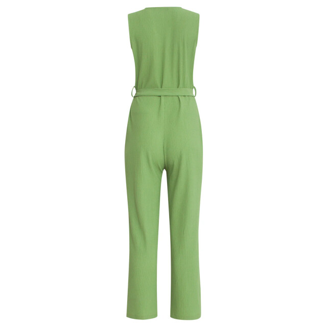 Smashed Lemon 25119 licht stretch crinkle jumpsuit | 25119-500-XL large