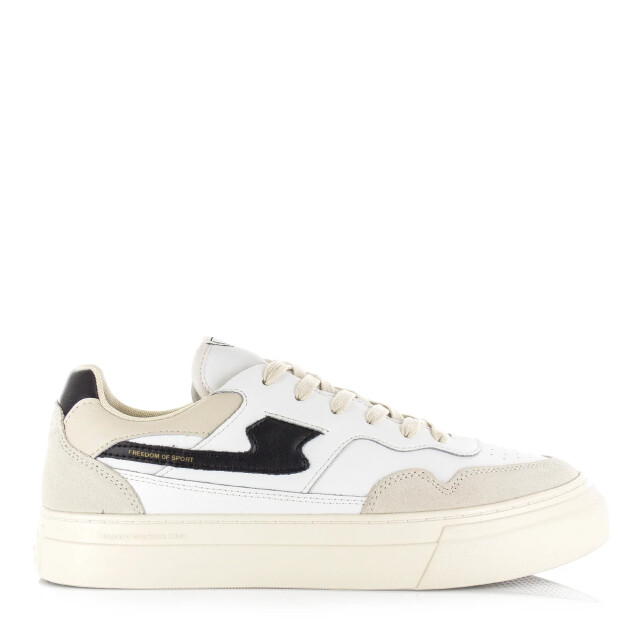 Stepney workers club S.w.c pearl s-strike leather zwart lage sneakers unisex YA23010 large