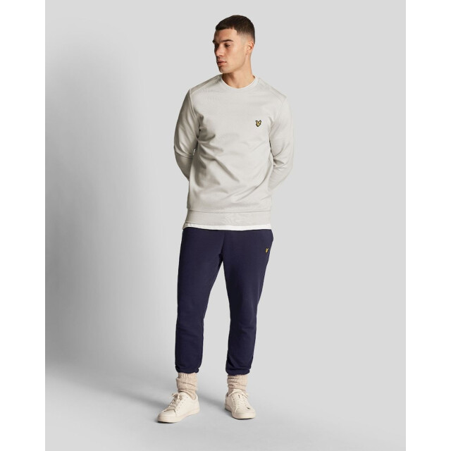 Lyle and Scott crew neck fly fleece sweater heren parel/ 069643_910-XL large