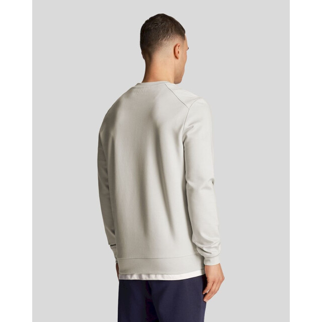 Lyle and Scott crew neck fly fleece sweater heren parel/ 069643_910-XL large