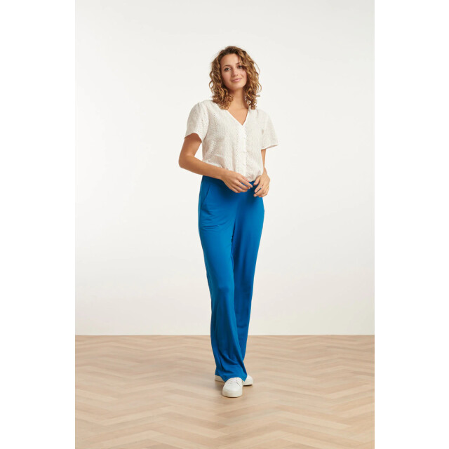 Smashed Lemon 25174 cobalt stretch broek | 25174-650-L large