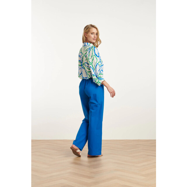 Smashed Lemon 25177 linnen broek | 25177-650-3XL large