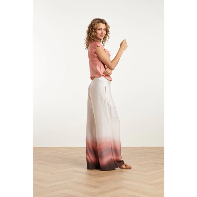 Smashed Lemon 25212 waterfall satijn top | 25212-421-XS large