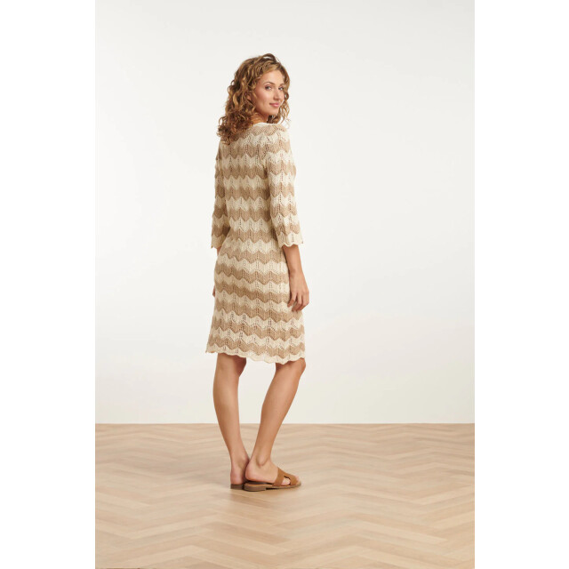 Smashed Lemon 25219 e zigzag crochet jurk | 25219-010-720 large