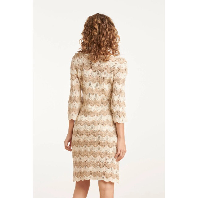 Smashed Lemon 25219 e zigzag crochet jurk | 25219-010-720 large
