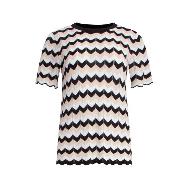 Smashed Lemon 25266 zigzag gebreide top, | 25266-720-999 large