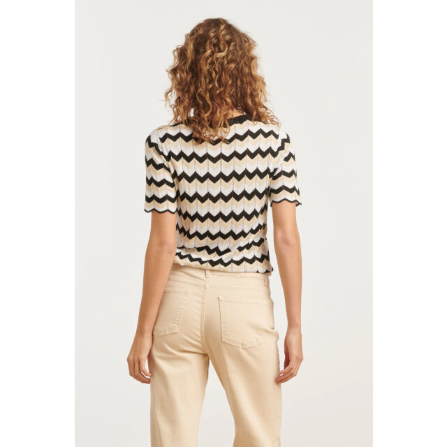 Smashed Lemon 25266 zigzag gebreide top, | 25266-720-999 large