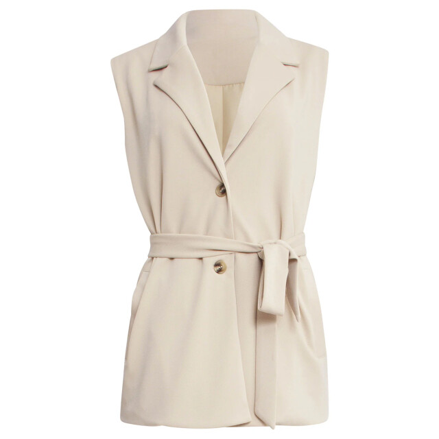 Smashed Lemon 25273 stretch gilet met riem | 25273-720-4XL large