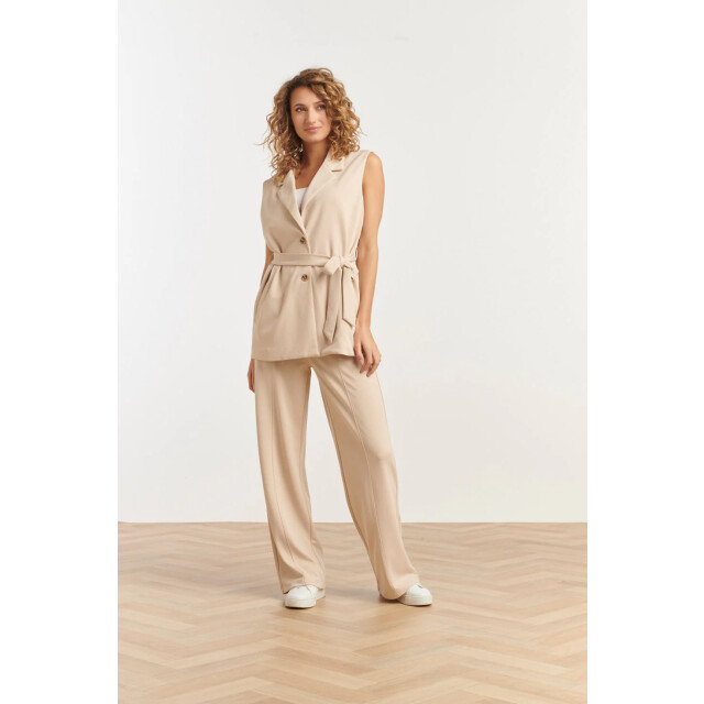 Smashed Lemon 25273 stretch gilet met riem | 25273-720-4XL large