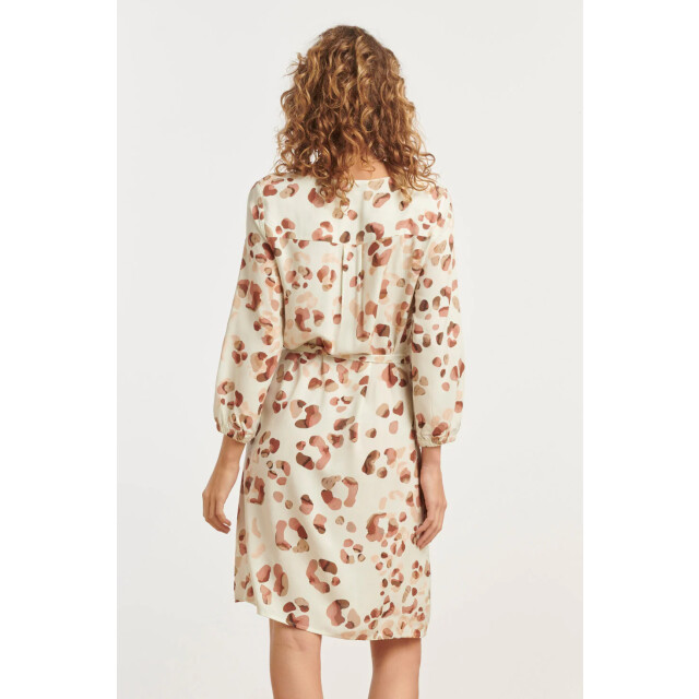 Smashed Lemon 25163 korte jurk met dierenprint-tinten | 25163-720-998 large