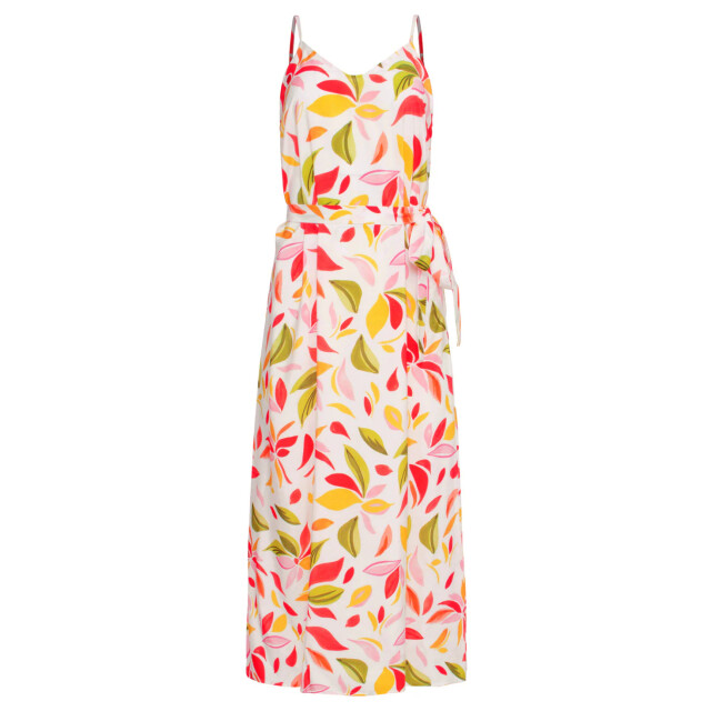 Smashed Lemon 25157 midi jurk met multi bladprint | 25157-000-998 large